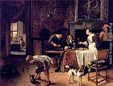 Steen Paintings - Easy Come, Easy Go by Jan Steen